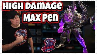 Vulcan Awesome Max Pen High Damage Build | Smite Arena