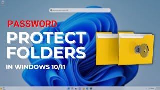 How to Lock Folder in Windows 11 | Protect Folder on Windows PC | कंप्यूटर पर फ़ोल्डर लॉक कैसे करें?