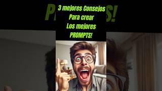 ¡3 consejos para crear prompts poderosos y dominar la IA!  #IA #Productividad #Prompts #tutorial