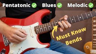 Pentatonic String Bending Tutorial