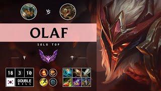 Olaf Top vs Renekton: Unstoppable - KR Master Patch 14.15