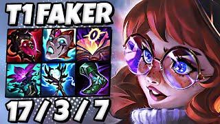 T1 Faker Aurora vs Hwei [ MID ] Patch 14.23 Ranked Korea 