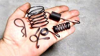 How to make springs at home correctly!