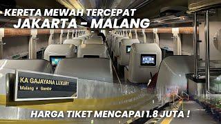 KERETA MEWAH DENGAN RUTE TERJAUH 906KM TIKETNYA 1.8JUTA‼️Naik KA Gajayana Luxury Jakarta - Malang