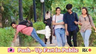 Push- Up Fart Prank In public // Epic Reaction // Antic Tv