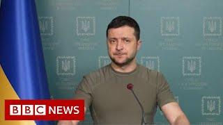 Ukraine’s President Zelensky calls for boycott of Russian oil - BBC News