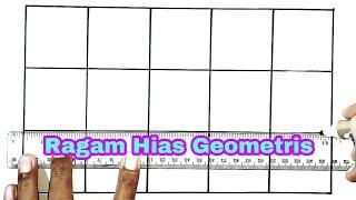 Menggambar Ragam Hias Geometris Yang Mudah Sekali