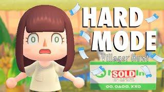 Can I Find 2 Villagers with Only 6 TICKETS?! | Animal Crossing New Horizons HARD MODE