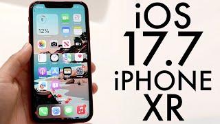 iOS 17.7 On iPhone XR! (Review)