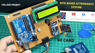 Arduino And Rfid Based Attendance System With Data Logger | Smart Attendance System | ArduinoProject