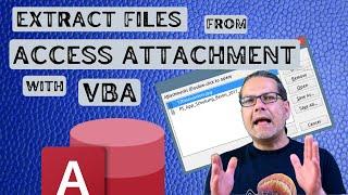 How to Extract Files from an Access Attachment with VBA