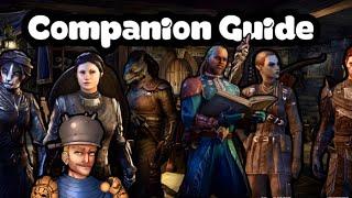 ESO Which Companion Should You Use Updated Companion Guide (Elder Scrolls Online 2023 Necrom)