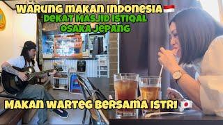 istri jepang lahap makan nasi warteg indonesia