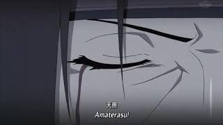 Itachi Uses Amaterasu against Sasuke 720p HD