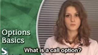 Options Basics What is a call option