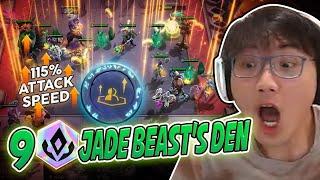 9 Jade Beast's Den gives my ENTIRE board 115% Attack Speed