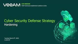 Cyber Security Defense Strategy the VCSP edition