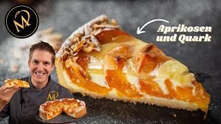 Schneller und einfacher Aprikosen Quark Kuchen / Früchtekuchen mit Dinkelmehl