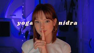 ASMR yoga nidra guided sleep meditation (no ambient sounds version)