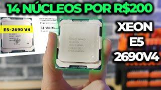 XEON E5 2690 V4, UM PROCESSADOR DE 14 NÚCLEOS QUE CUSTA R$200! É ISSO MESMO? TESTE EM JOGOS E MAIS