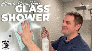 HOW TO KEEP GLASS SHOWERS CLEAN !! (QUICK & EASY)