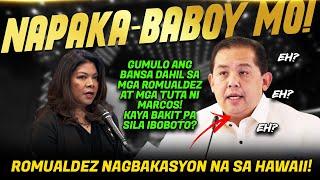 KUMALAS NA! ATTY. LORRAINE BADOY SINAGOT SI ROMUALDEZ ACOP/ESCUDERO/VILLANUEVA/QUIMBO/CASTRO