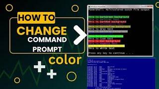 Change Command Prompt Color in Windows 10 - Custom Theme Guide