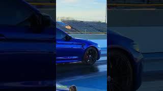 The New BMW M5 vs Nissan GTR Drag Racing