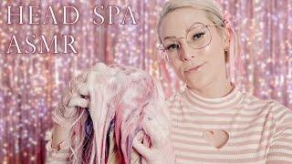 (ASMR) Soothing Head Spa for SLEEP in 30 Minutes ‍️ Relaxing Shampoo & Hair Brushing (with bgm)