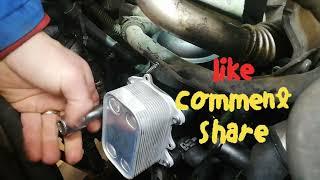 VW AG 1.6 16V 77kW CAYC Coolant leaking from the oil filter and cooler body