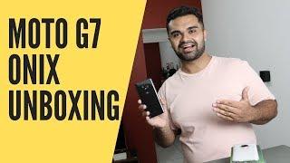 MOTO G7 ONIX (UNBOXING)