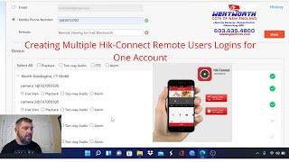 How to Add Multiple Remote Users to one Hikvision Hik-Connect Account