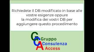 Access:  Inserimento più anni con numero ricevuta progressivo - Tutorial 205 bis