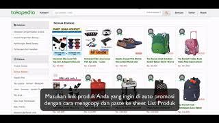 Tutorial Tools Promo Tokopedia