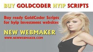 Buy Goldcoder Hyip Scripts