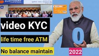 Suryoday 0 balance AC open online Full video KYC account in Hindi  atm card free