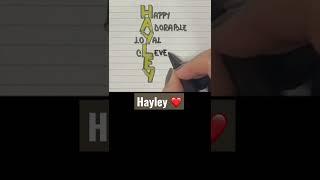 Meaning of the name HAYLEY #meaning #name #hayley