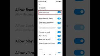 How to disable/off google chrome notifications #shorts