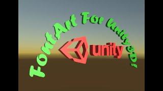 Font Art for Unity 3D Text- Simply Modeling and Curving 3D text model with several Fonts in Unity.