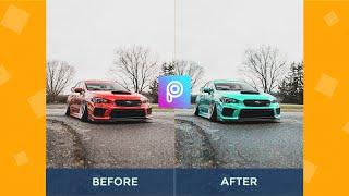 Pixiwave | New Picsart Editing | Car Colour Change 2021