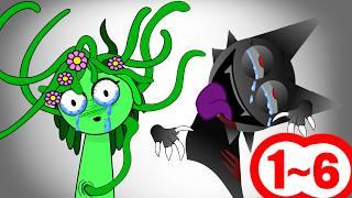 Incredibox Sprunki - VANERIA 6 Bee Mod VS WENDA 13 Mod - CREEPY SPRUNKIES! EP1-6 | Cartoon Animation