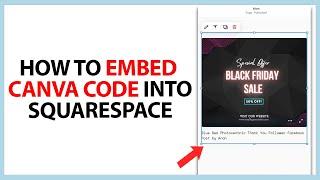 How to Embed Canva Code Into Squarespace in 2024