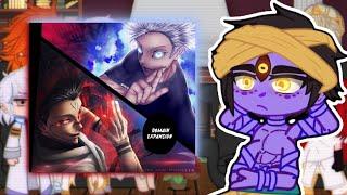 Gods [Record of Ragnarok] react to Satoru Gojo vs Sukuna || Gacha 