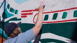 New mural memorializes Mann Gulch Fire