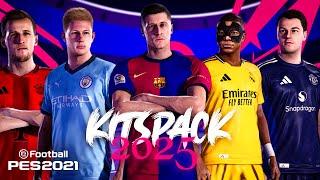 Kit Pack PES 2021 Season 2025 All Leagues | Smoke Patch