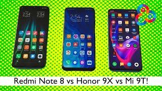 Redmi Note 8 Pro vs Honor 9X Pro vs Mi 9T - Midrange Showdown!