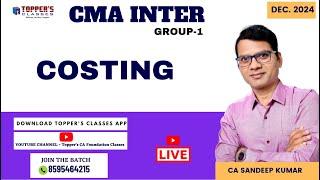 CMA INTER GR-1 COSTING / BY CA SANDEEP KUMAR