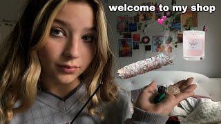 ASMR// Hippie Store Roleplay!! (candles, incense, etc!!)