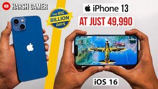 iPhone 13 At Just ₹49,990 in Big Billion day sale 2022 | Pubg Test After iOS 16 