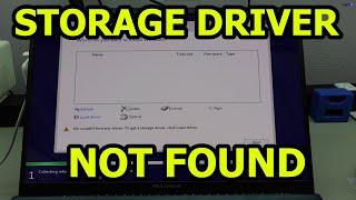 How To Fix ASUS Couldn't Find Storage Driver Load Error in Windows Install